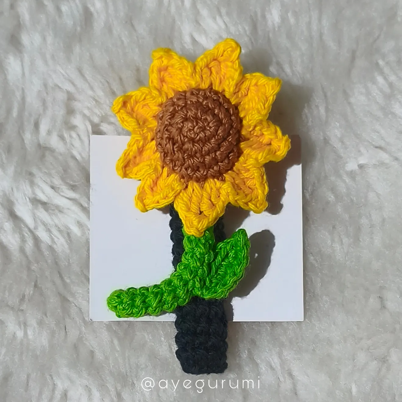 Hebilla para el cabello - Girasol 🌻