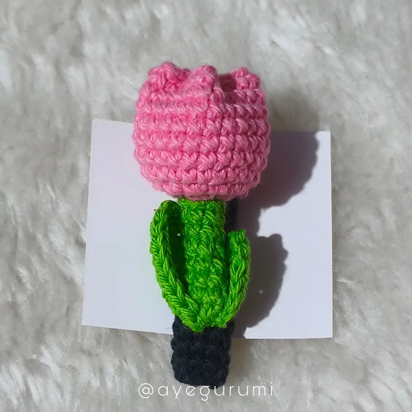 Hebilla para el cabello - Tulipán 🌷