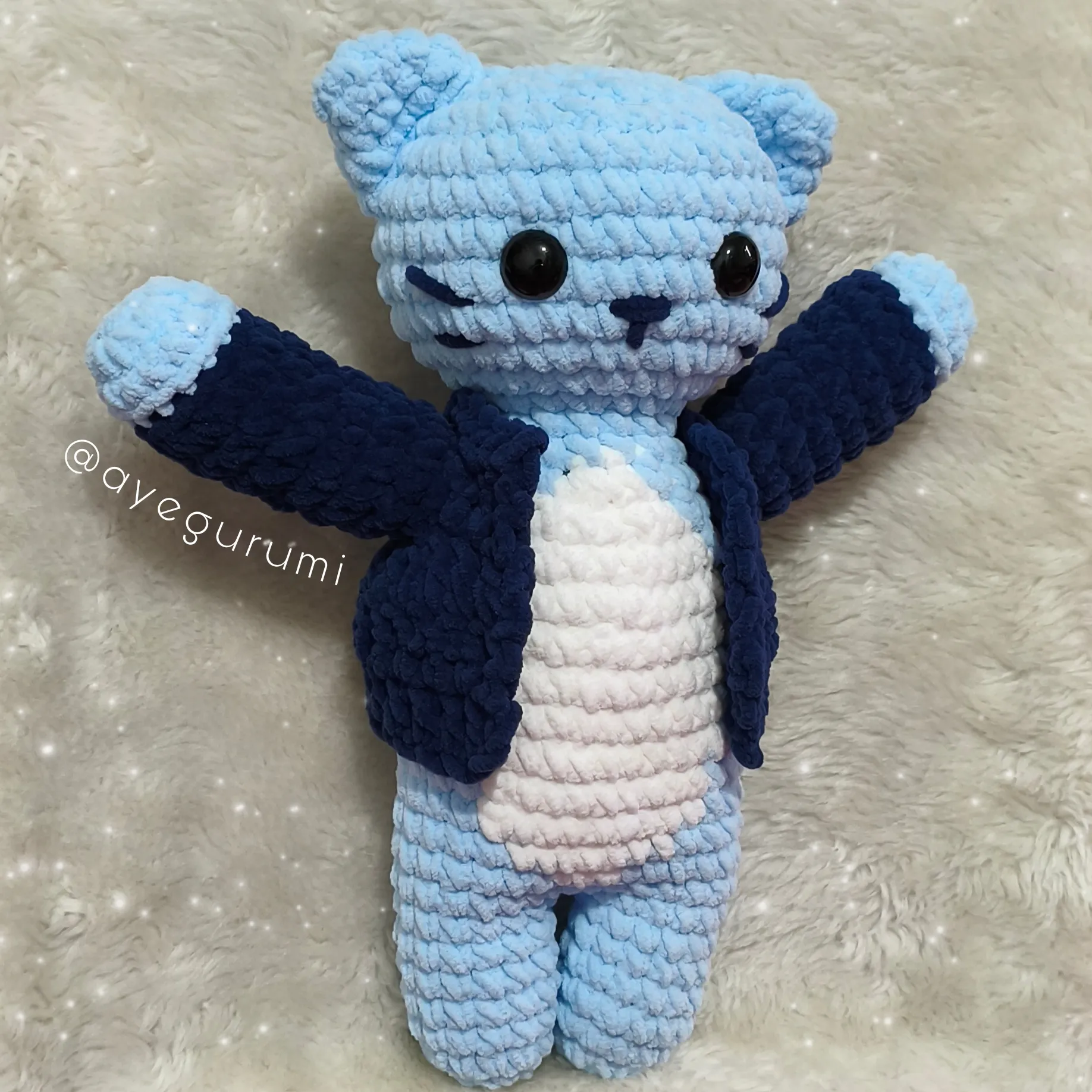 Gato con Suéter - Chenille