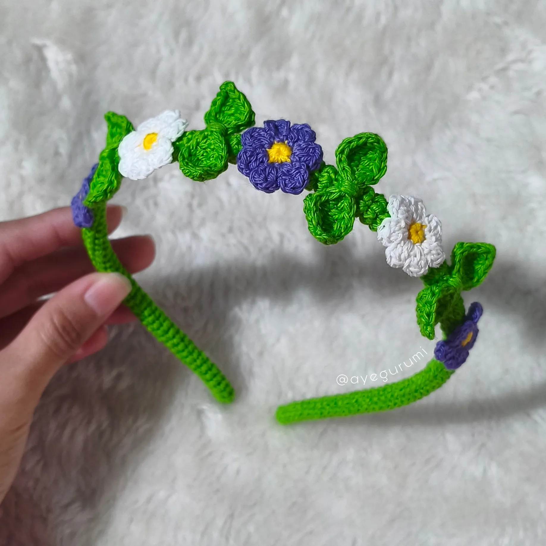 Vincha para el cabello - Corona de flores 2