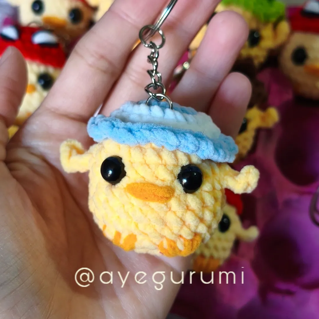 Pollito Gorro Argentina - Chenille